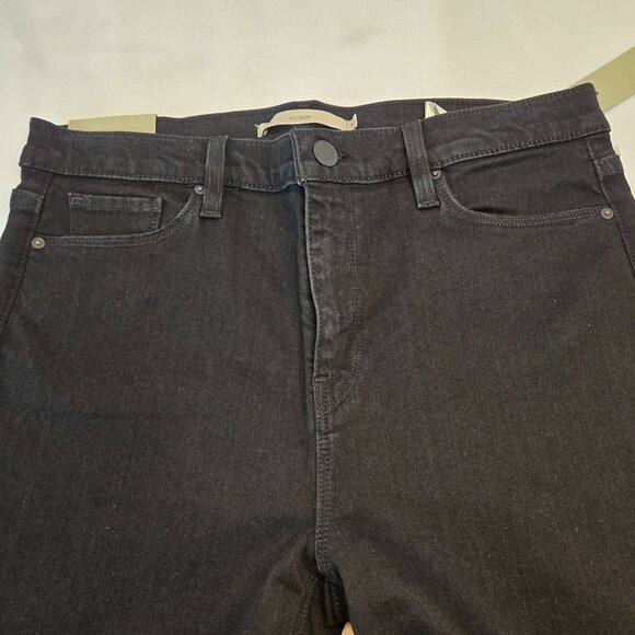HUDSON Nico Mid-Rise Super Skinny Jean Sz 31 Black - Picture 9 of 14